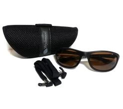 Wychwood Black Wrap Around Polarised Sunglasses (Brown Lenses) -Fishing Finesse Finds 1392890945 WychwoodB4