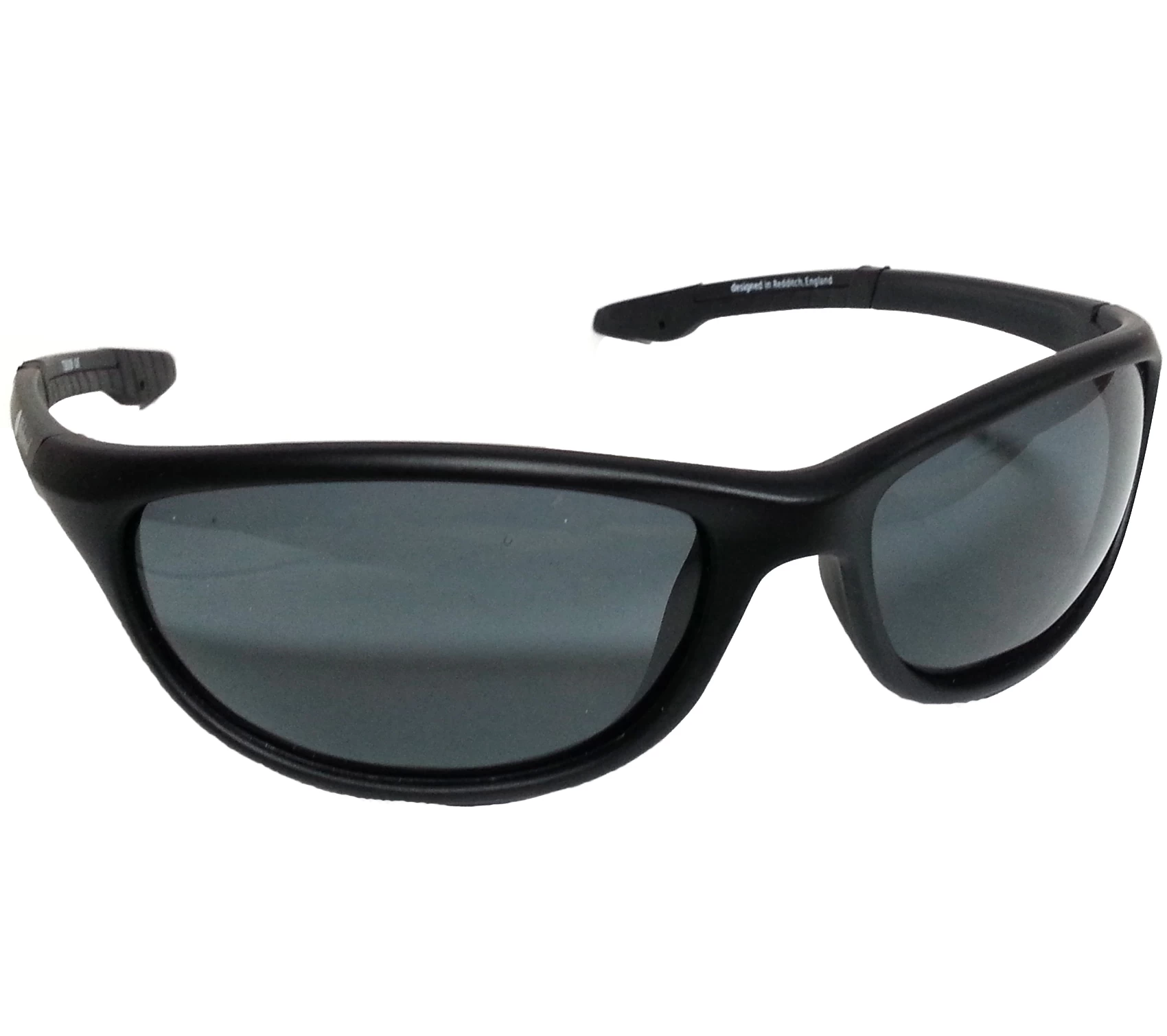 Wychwood Black Wrap Around Polarised Sunglasses (Smoke Lenses) 3 Wychwood Black Wrap Around Polarised Sunglasses (Smoke Lenses)