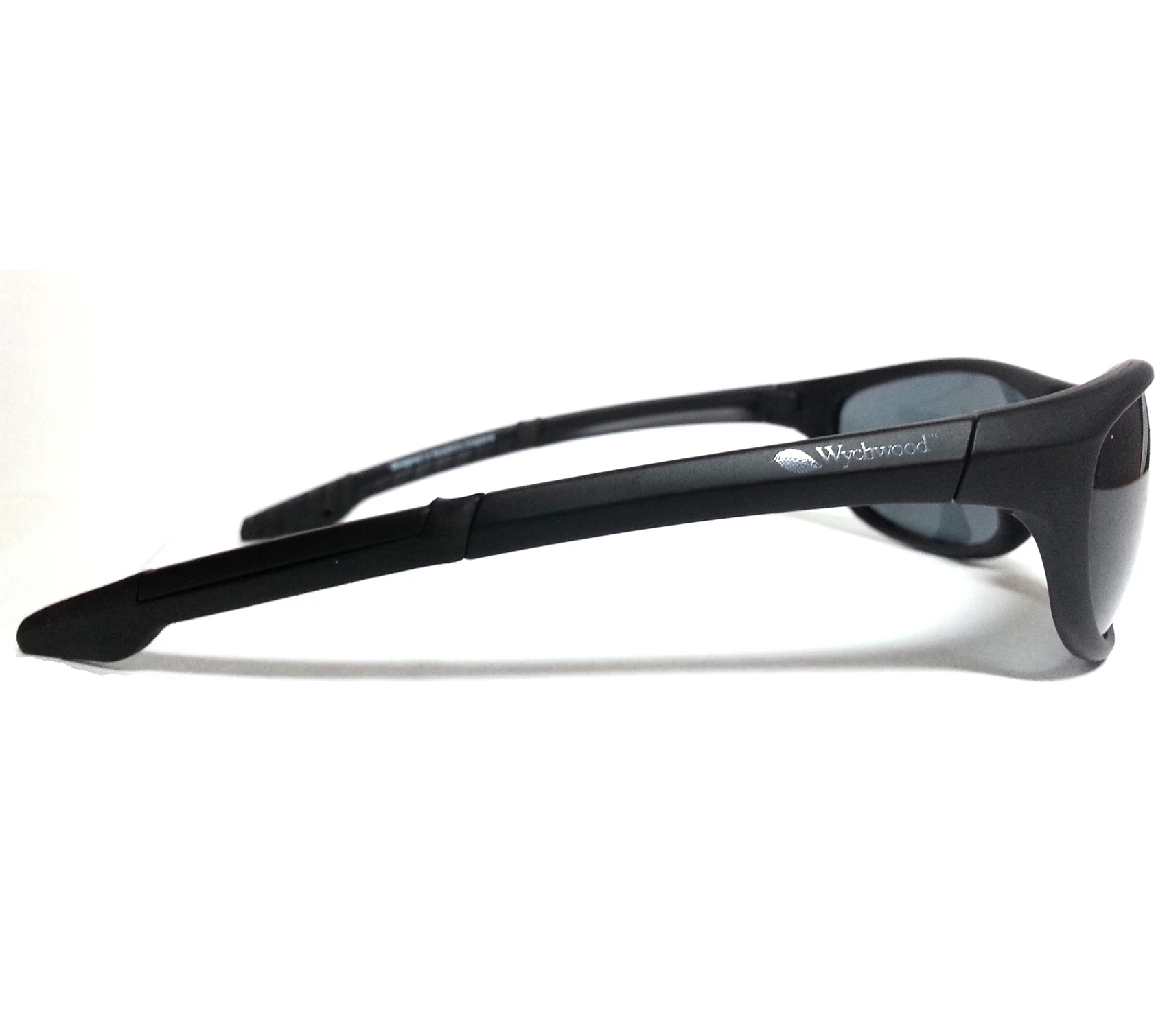 Wychwood Black Wrap Around Polarised Sunglasses (Smoke Lenses) 5 Wychwood Black Wrap Around Polarised Sunglasses (Smoke Lenses) - Image 3