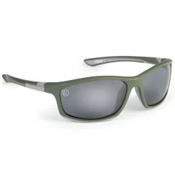 Fox Collection Green/Silver Sunglasses