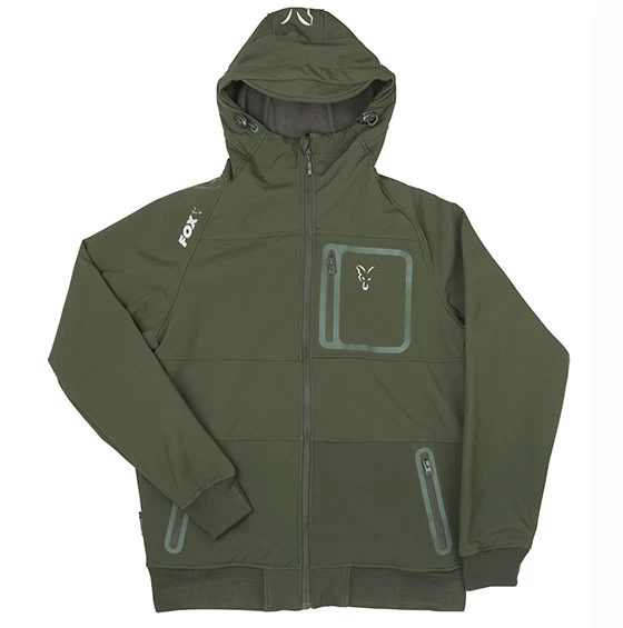 Fox Collection Green/Silver Softshell Hoody 4 Fox Collection Green/Silver Softshell Hoody - Image 2