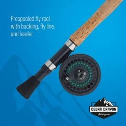 Shakespeare Cedar Canyon Premier Fly Combo 9ft WF-7 -Fishing Finesse Finds dlysxefo638006466382772658