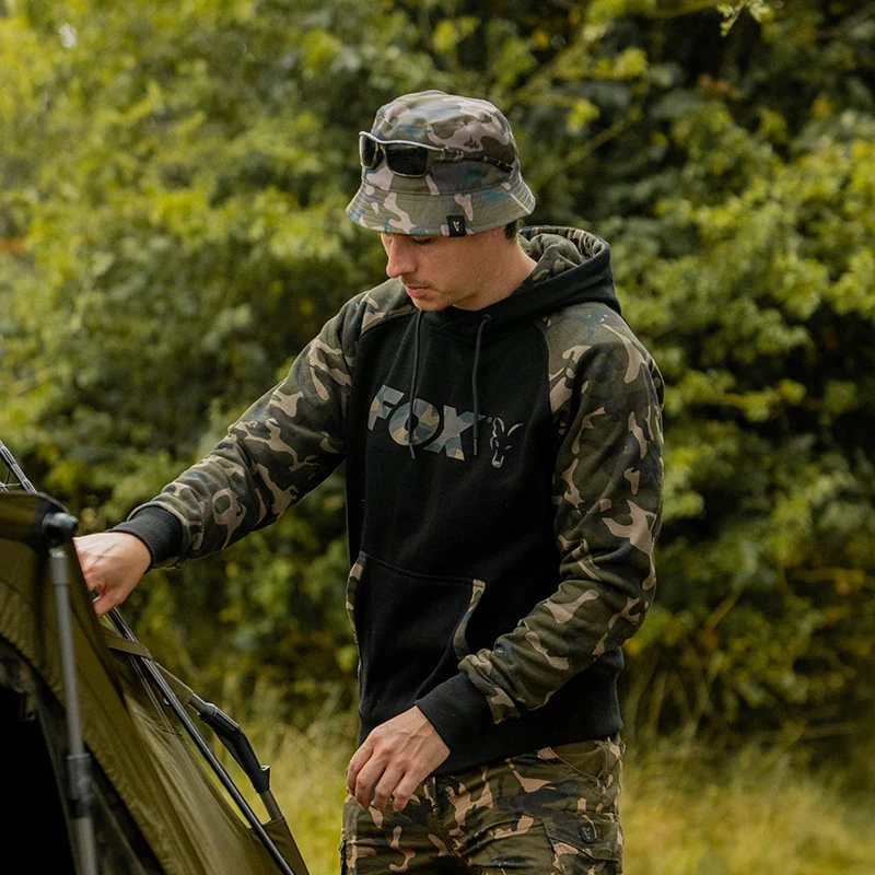 Fox Black/Camo Raglan Hoody 7 Fox Black/Camo Raglan Hoody - Image 5