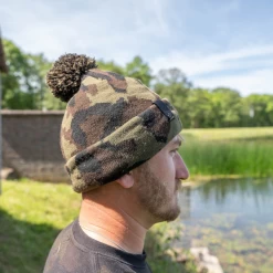 Avid Carp Camo Bobble Hat 9 Avid Carp Camo Bobble Hat -Fishing Finesse Finds kzgeodlx637667765667094989