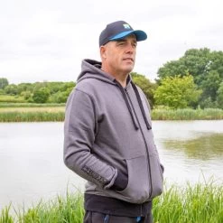 Preston Innovations Grey Zip Hoodie -Fishing Finesse Finds ldkucmkr638022197851084611