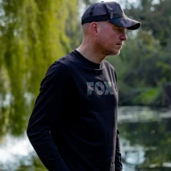 Fox Long Sleeve Black/Camo T-Shirt -Fishing Finesse Finds mmvea5dw637559790909301565