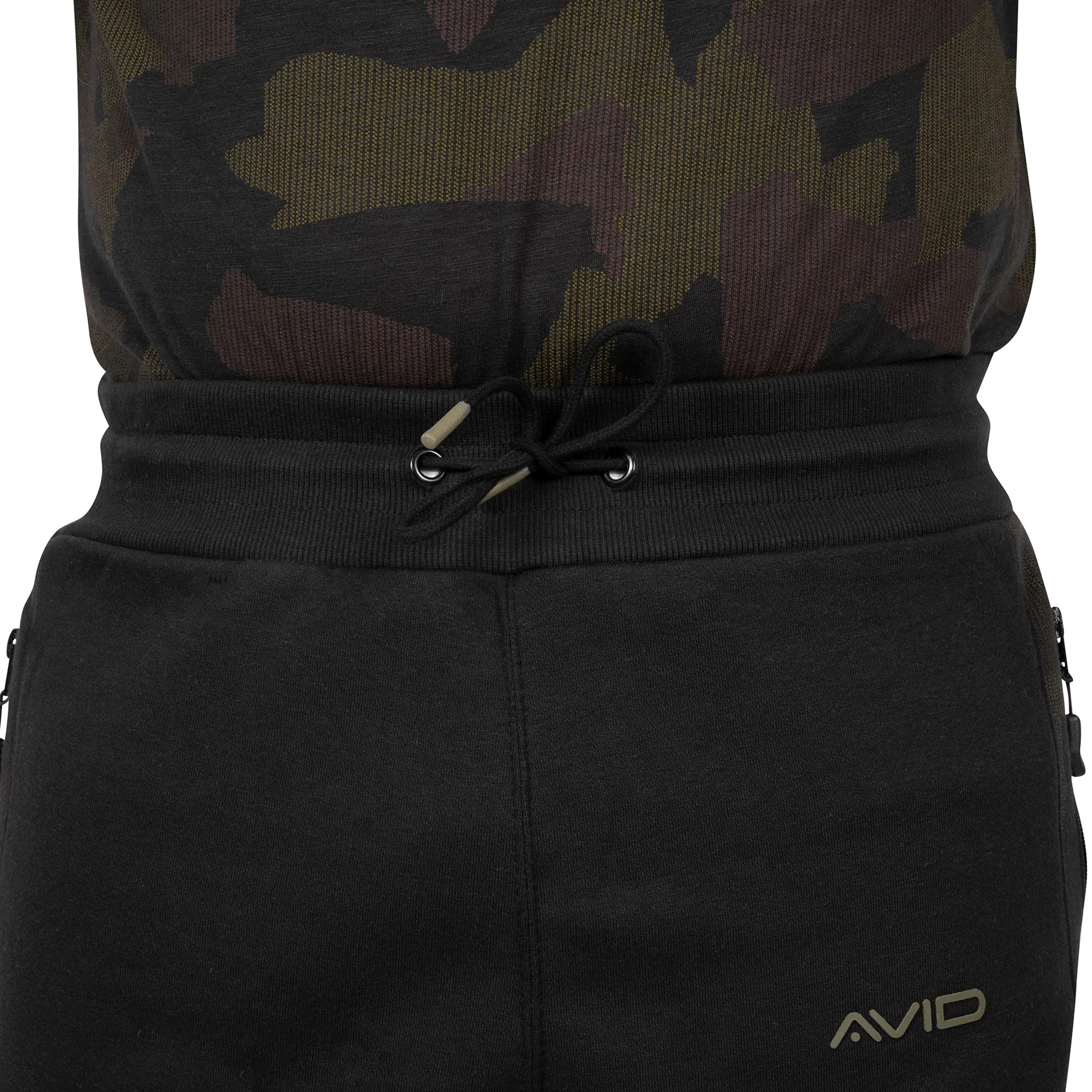 Avid Carp Distortion Black Jogger Shorts 4 Avid Carp Distortion Black Jogger Shorts - Image 2