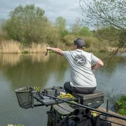 Matrix Large Logo T-Shirts Grey -Fishing Finesse Finds wv00peiv637879418353912318