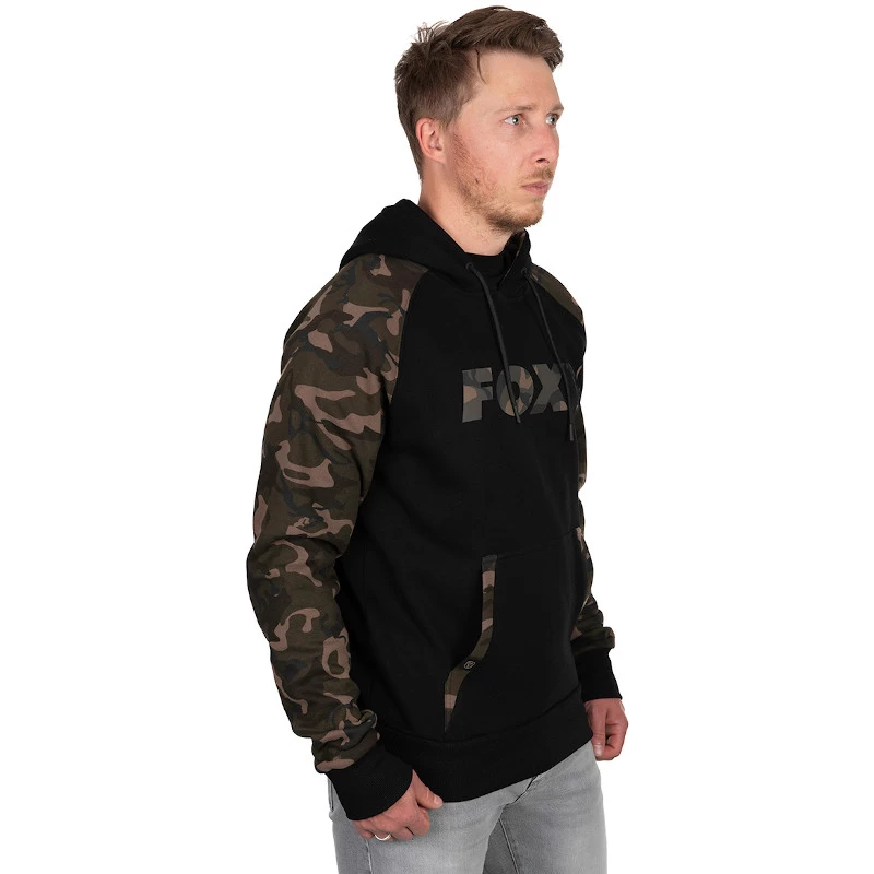 Fox Black/Camo Raglan Hoody 4 Fox Black/Camo Raglan Hoody - Image 2